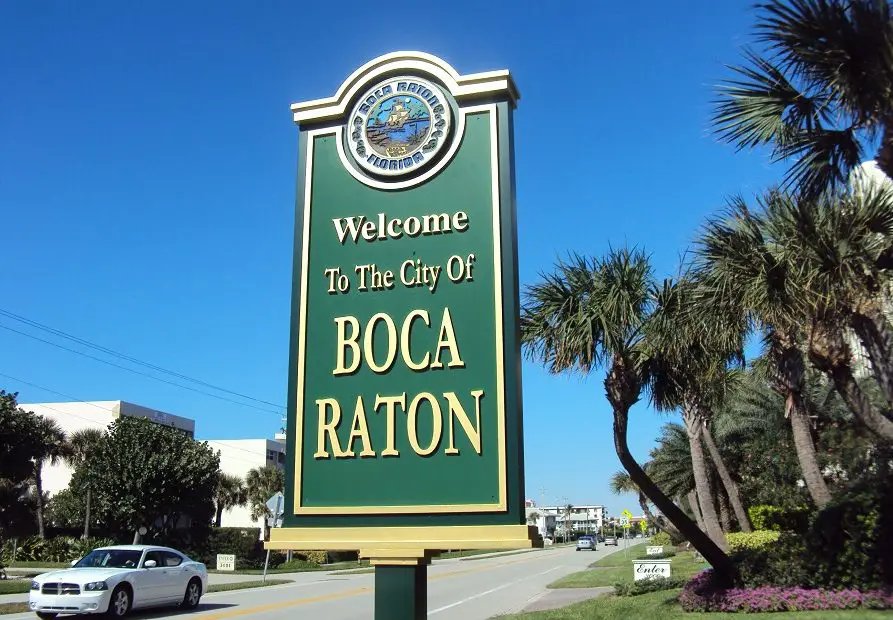 Boca Raton sign