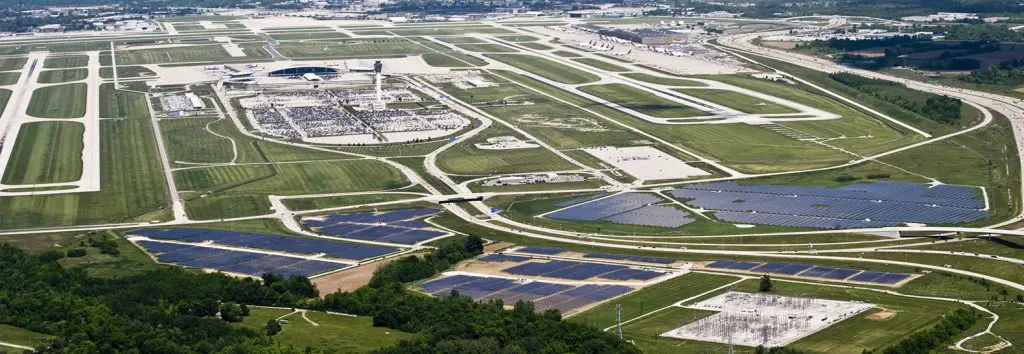 Solar Farm Indiana Airport