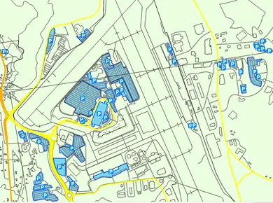 airport manchester boston parking mht map