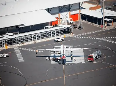 rockhampton airport australia rok logo