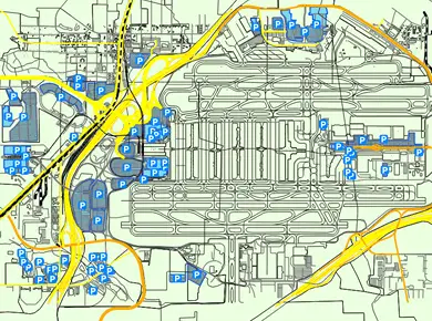 atlanta airport parking map Parking At Atlanta Airport Long Short Term Atl Airport Parking atlanta airport parking map