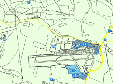 Movimiento Alrededor Subrayar Bristol Airport Long Stay Parking Map   8 BRS Parking Bristol Airport 