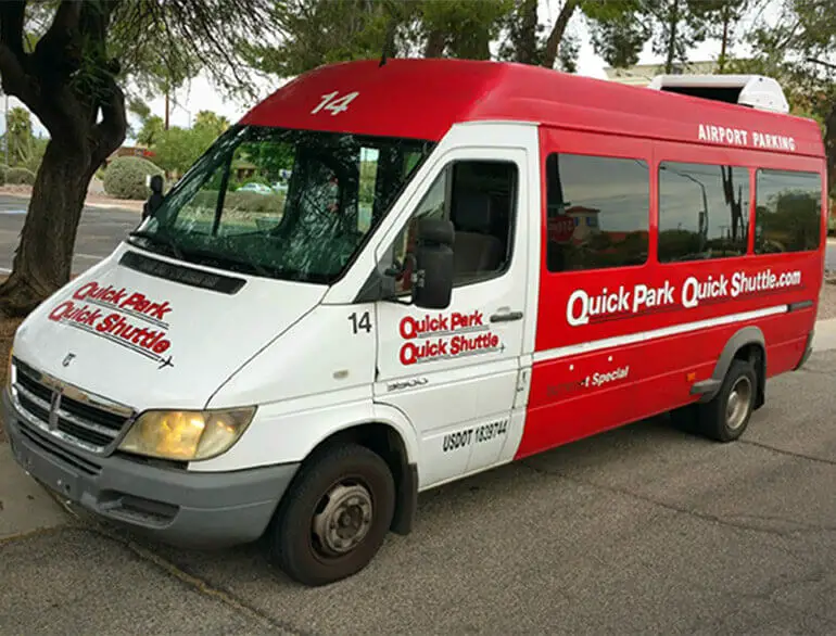 Quick park quick shuttle lot 1 Tucson airport parking logo1