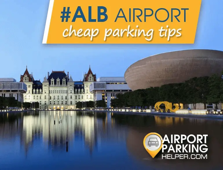 albany long-term airport parking logo