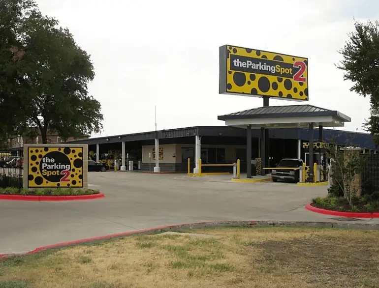 the parking spot 2 houston logo