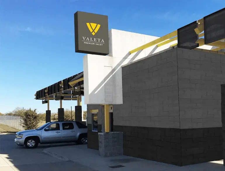 dallas valeta dallas airport parking logo