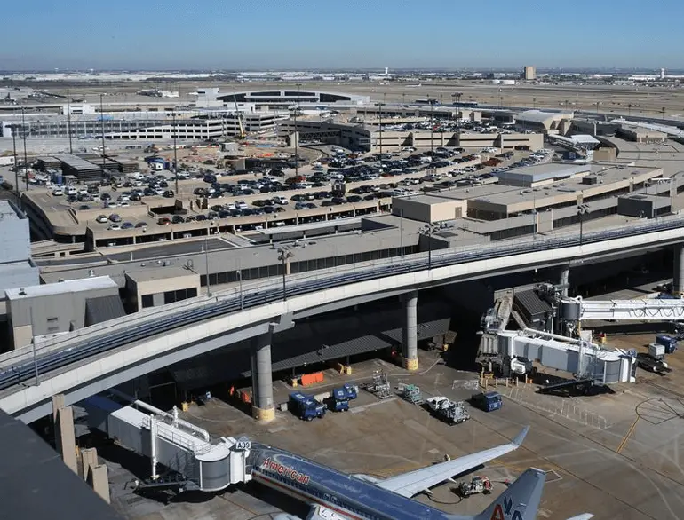 terminal a parking dallas international airport logo
