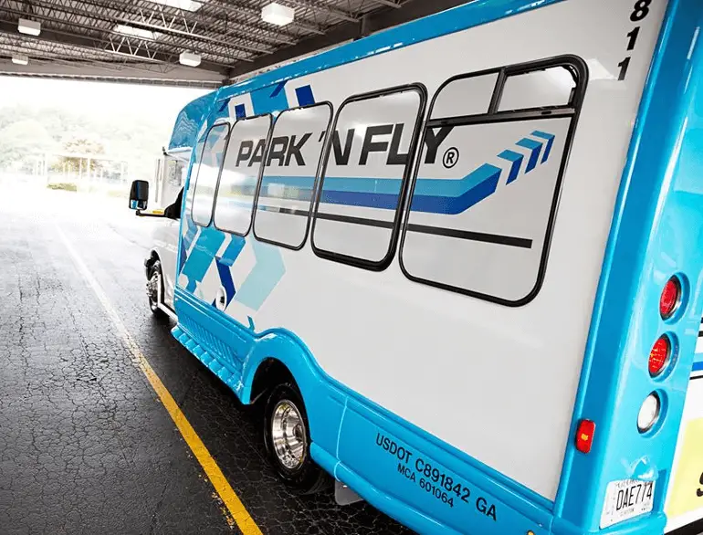 atlanta park 'n fly airport parking logo